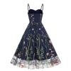 Mini Dress for Women Floral Embroidered Long Sleeve Bodycon Party Dress Sexy Mesh Sheer Fitted Evening Dresses view 3