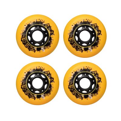 ZYANLING Roller Skate Wheels Outdoor/Indoor 4 Pack 72MM/76MM/80MM 92A/95A Inline Roller Skate Wheels Skating Wheels Replacement