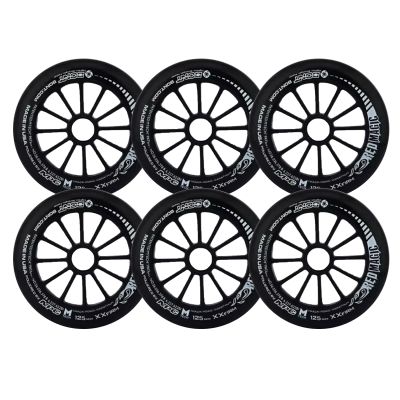 ZYANLING Roller Skate Wheels Outdoor/Indoor 6/8 Pack 125mm 85A Inline Roller Skate Wheels Racing Wheel Replacement