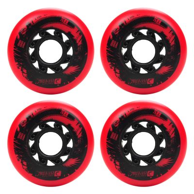 ZYANLING Roller Skate Wheels Outdoor/Indoor 88A Inline Roller Skate Wheels (4/8-Pack) Skating Wheels 72mm 76mm Wheel Replacement