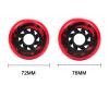 ZYANLING Roller Skate Wheels Outdoor/Indoor 88A Inline Roller Skate Wheels (4/8-Pack) Skating Wheels 72mm 76mm Wheel Replacement view 2