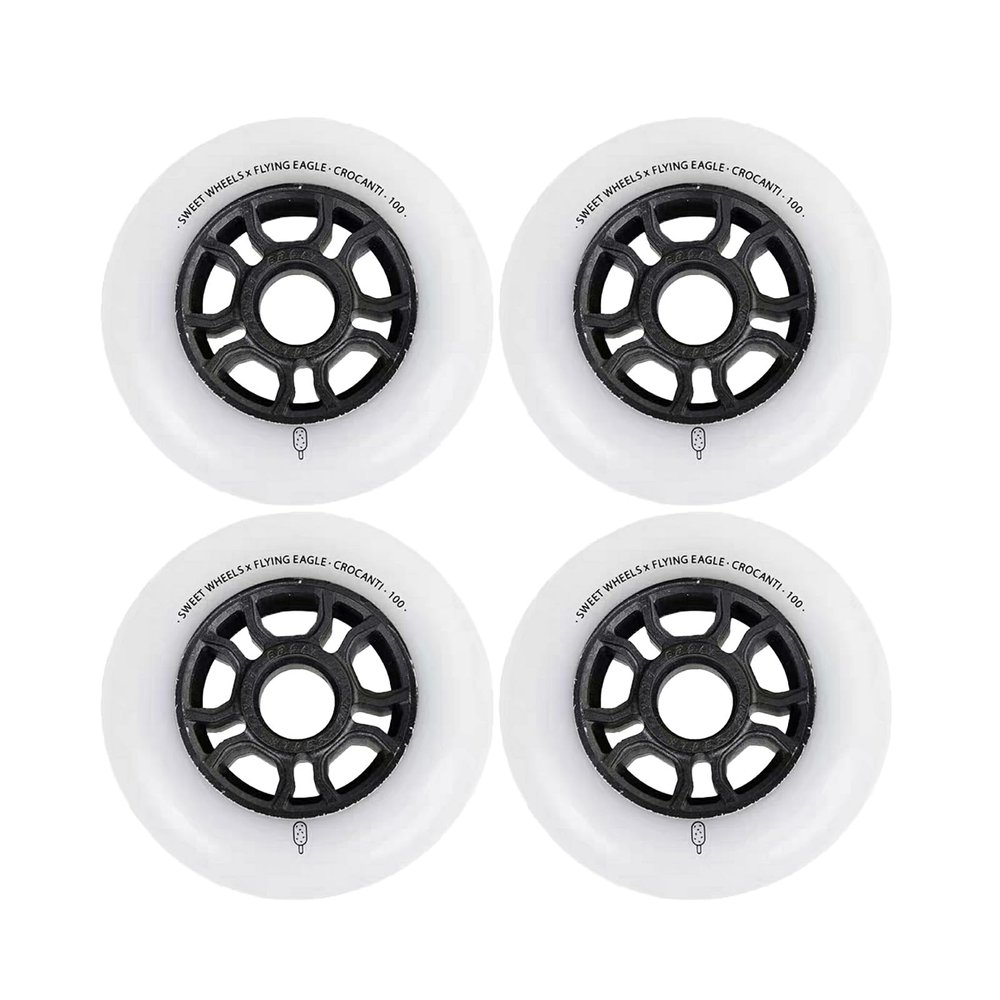 ZYANLING Roller Skate Wheels Outdoor/Indoor 86A/88A Inline Roller Skate Wheels (4-Pack) 90mm100mm110mm125mm Skating Wheels Replacement
