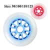 ZYANLING Roller Skate Wheels Outdoor/Indoor 86A/88A Inline Roller Skate Wheels (4-Pack) 90mm100mm110mm125mm Skating Wheels Replacement view 2