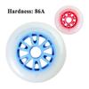 ZYANLING Roller Skate Wheels Outdoor/Indoor 86A/88A Inline Roller Skate Wheels (4-Pack) 90mm100mm110mm125mm Skating Wheels Replacement view 4