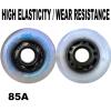 ZYANLING Roller Skate Wheels Outdoor/Indoor 85A Inline Roller Skate Wheels Wheel Replacement Roller Skate Wheels, 72mm view 3