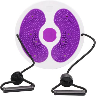 Ab Twister Board,Exercise Waist Twisting Disc with 6 Magnets Fitness Twister with Handles Trims Waist Slimming Balance Rotating Disc Multi-functional Twist Board Exercise with Massage Foot Sole