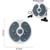 Ab Twister Board,Exercise Waist Twisting Disc with 8 Magnets Fitness Twister with Handles Trims Waist Slimming Balance Rotating Disc Multi-functional Twist Board Exercise with Massage Foot Sole view 2