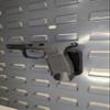 Hammy3DPrints Mount for Sig P365 / XL/XMacro - Secure It/Akro Mils | Pistol Holder Handgun Storage Rack (Facing Left, Standard Panel) view 3