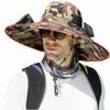 EZGHAR Wide Brim Solar Fan Outdoor Fishing Hat-Solar & USB Charging,Outdoor Fishing Hat,Hat with Fan,Solar Fan Hat Upf50+ (US, Alpha, One Size, Camouflage1Reinforced Brim) view 1