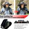 EZGHAR Wide Brim Solar Fan Outdoor Fishing Hat-Solar & USB Charging,Outdoor Fishing Hat,Hat with Fan,Solar Fan Hat Upf50+ (US, Alpha, One Size, Camouflage1Reinforced Brim) view 4