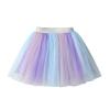 DXTON Girls Tutu Skirt Rainbow Toddler Tulle Ballet Dance Skirt for 2-8 Years SK276,5T view 1
