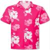 Cromoncent Matching Hawaiian Outfits for Family, Dad and Son Matching Luau Beach Tropical Shirts Mommy Daughter Tropical SetsHawaiian ShirtFlower Hot Pink,9-10Y=Tag160 view 2