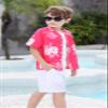 Cromoncent Matching Hawaiian Outfits for Family, Dad and Son Matching Luau Beach Tropical Shirts Mommy Daughter Tropical SetsHawaiian ShirtFlower Hot Pink,9-10Y=Tag160 view 3