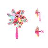 B Baosity Children Bicycle Handlebar Windmill,Flower Pinwheel Cute Lightweight Bike Handlebar Pinwheel for Kids Bike Pushchair Tricycle, Flower, 16.5cm view 3