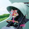 B Baosity Children Bicycle Handlebar Windmill,Flower Pinwheel Cute Lightweight Bike Handlebar Pinwheel for Kids Bike Pushchair Tricycle, Flower, 16.5cm view 4