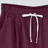 ZYXTIM Cotton Linen Shorts for Women Loose Fit Knee Length Bermuda Shorts Elastic Waist Workout Shorts Casual Summer Beach Shorts view 3