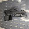 Hammy3DPrints Mount for Taurus TX22 - Secure It/Akro Mils | Pistol Holder Handgun Storage Rack (Facing Left, Plastic Panel) view 4