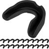 BBTO 20 Pcs Football Mouthguards Bulk - Youth & Adult Mouth Guard No Boil Mouthpiece Adult Youth Soft Mouth Guard for Lacrosse Basketball Hockey Wrestling(S,Black) view 1