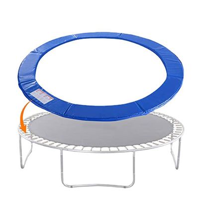 BIWKONI Trampoline Spring Protection Pad Safety Replacement Surround Cover Anti-Collision Waterproof Trampoline Accessories,Blue,10FT