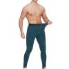 Hotfiary Men's Compression Pants Athletic Workout Running Tights Leggings Gym Basketball Baselayer Side Pocket Full Length view 4