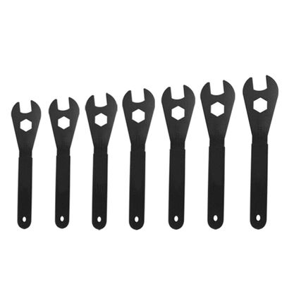 BEAHING Cone Wrenches Hub Nut Remover Repair Tools Bike Pedal Removal Spanners 13/14/15/16/17/18/19mm 7PCS/Set