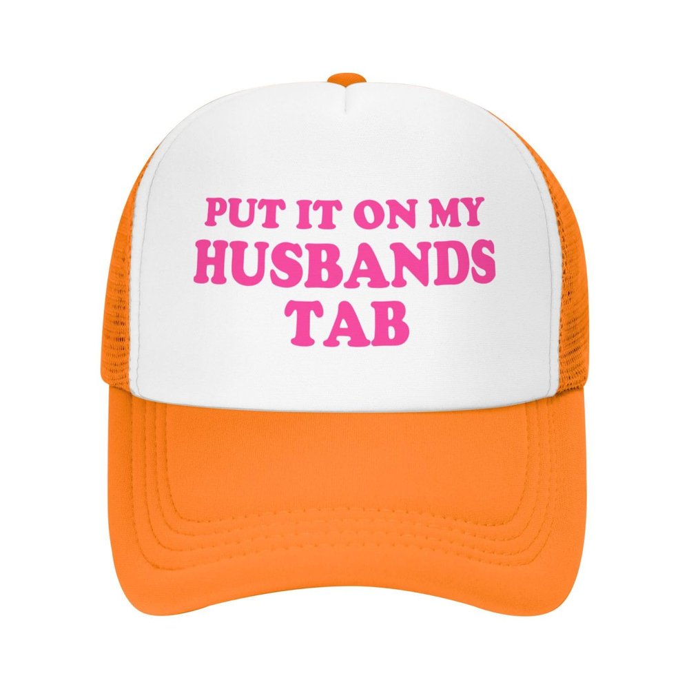 Hot Pink Put It On My-Husbands Tab-Hat Funny Trucker Hats Adults Humor Baseball Caps Snapback Foam Party Hat