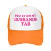 Hot Pink Put It On My-Husbands Tab-Hat Funny Trucker Hats Adults Humor Baseball Caps Snapback Foam Party Hat view 1