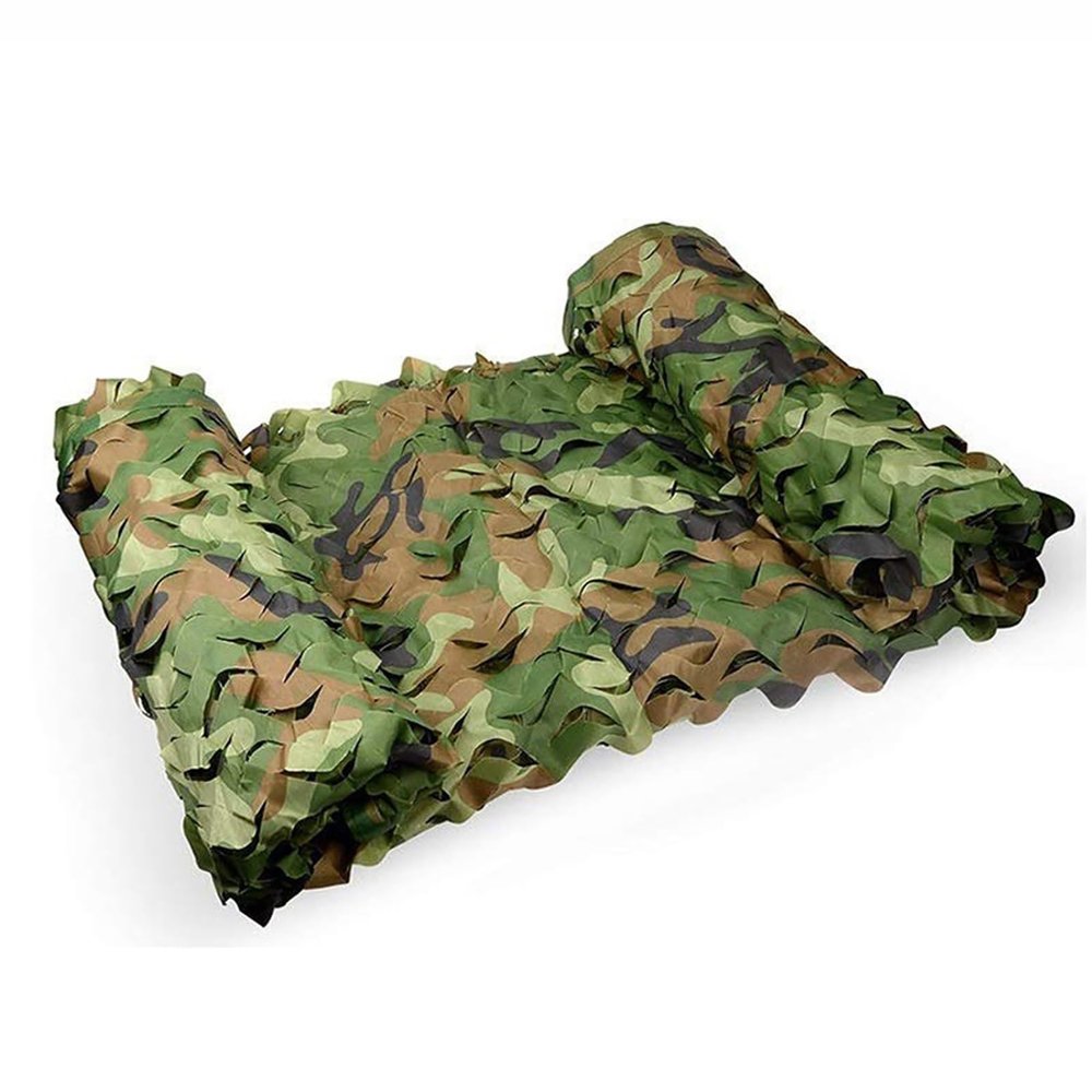 HSPLXYT Camo Netting Camouflage Net, Camo Tent/Camo Tarp, Bulk Roll Sunshade Mesh Nets for Hunting Blind Shooting Military Theme Party Decorations(Size:5x5m/16.4x16.4ft)