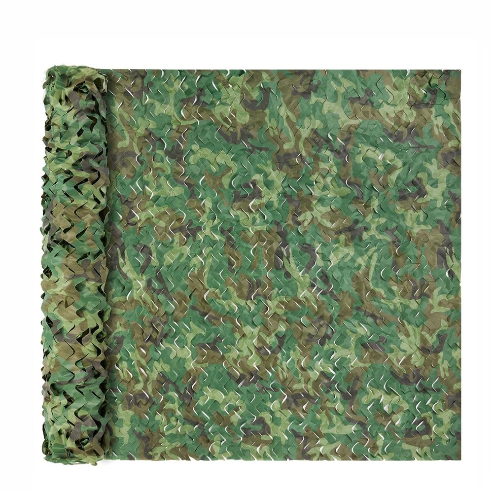 Camo Netting for Hunting Blinds - Camo Net Bulk Roll/Camo Tent/Camo Tarp , Camouflage Netting for Army Shooting, Party Decorations, Camping Ghillie Netting, Sunshade Camo Mesh(Size:4x6m/13.1x19.7ft)