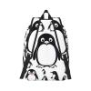 DRTGEDS Cute Penguin Backpack For Men Women, Canvas Shoulder Rucksack Carry-On Travel Backpack view 3