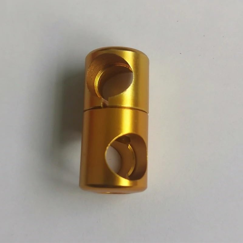 8.5mm or 9.5mm Aluminium Tent Pole 360 Degree Crossover Clamp Buckle Mount Clip Rotate Buckle (for 8.5mm Tent Poles)