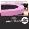 ANCHEER Mini Trampoline for Kids Indoor, Double Kids Trampoline with Adjustable Center Handlebar, 56"X36" Rebounder Trampoline Foldable, Max Load 220 LBS,Pink view 4
