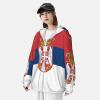 Serbian Flag Sun Protection Hoodies Man Upf 50+ Tees Unisex With Pocket Hooded Black view 3