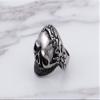 KUAIOUU Jewelry Men's Ring Men's Skull Rings Retro Trend Jewelry Hip-Hop Style Men's Stainless Steel Rings Personalized Fashion Jewelry(10#) view 4