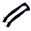 Guojiang Arm Sleeves Long Arm Warmer Fingerless Gloves Lace Arm Sleeves Long Distressed Arm Warmers Y2k Arm Sleeves Long Arm Wa, Black view 1