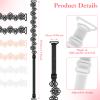 3 Pairs Women's Bra Straps Replacement Elastic Bra Shoulder Straps Non-Slip Lingerie Straps for Women Girls Tops Dress (Flower Lace) view 2