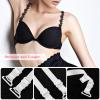3 Pairs Women's Bra Straps Replacement Elastic Bra Shoulder Straps Non-Slip Lingerie Straps for Women Girls Tops Dress (Flower Lace) view 3