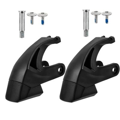 SUPVOX 2-Pack Replacement Heel Brake Assembly for Inline Skates - Complete Brake Pad + Bracket + Screws Kit for Skate Maintenance