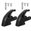 SUPVOX 2-Pack Replacement Heel Brake Assembly for Inline Skates - Complete Brake Pad + Bracket + Screws Kit for Skate Maintenance view 1