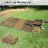 Shooting Mats Prone Padded, Extra Large Portable Roll Up Folded Waterproof Non-Slip Tactical Shooting Mat with Thickened Cotton Padding, Bipod Holder & 2 Accessory Pockets for Range Shooting Hunting view 2