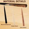 pindaprda English Snooker Cue with 10mm Cue Tips Handmade Billiard Cue 145cm 19oz, (Wood Stripe) view 3