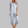 Pajama Sets for Women 2 Piece Womens Pajama Sets Pajamas for Women Set Cotton Pajamas for Women Set Women's Pajama Sets Ladies Pajamas Sets Womens Summer Pajamas Sets Matching Pajama Set for Women view 2