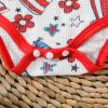 ZINTAOZT Baby Girl 4th of July Outfit Strap Sleeveless Stars Striped Flag Tank Top Romper Shorts Headband 3Pcs Patriotic Set (I Red, 6-9 Months) view 4