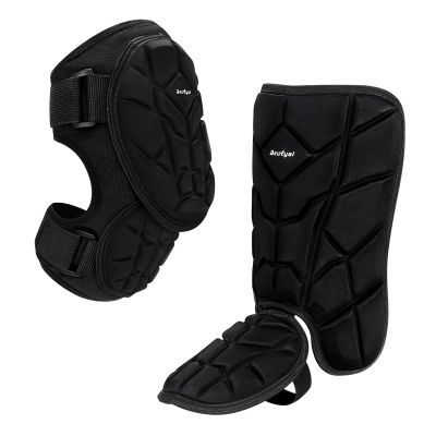 Beutyal Baseball Softball Batters Elbow Guard and Batters Leg Guard Set for Youth