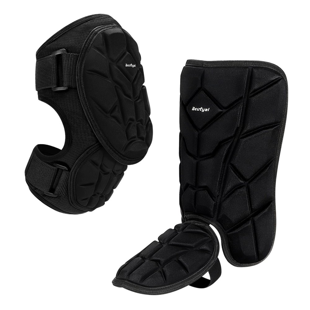 Beutyal Baseball Softball Batters Elbow Guard and Batters Leg Guard Set for Youth