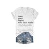 MOGUI Inner Peace Begins with Four Words Sweatshirt Inner Peace Begins with Four Words T-Shirt Funny Sarcasm Shirt Funny Saying Graphic Tee Casual Loose Tops Tank Vintage Tee V-Neck T Shirt White view 1