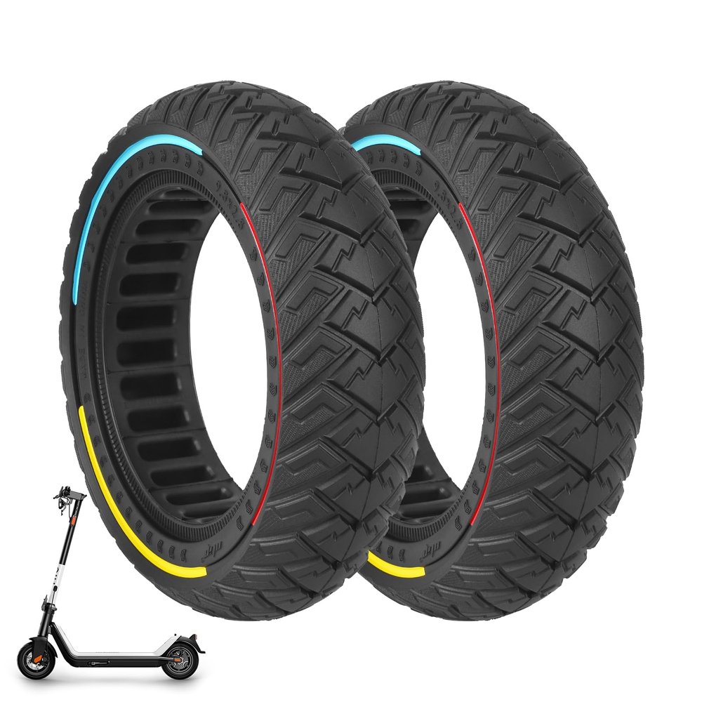 ulip 9.5x2.50 Solid Tire for NIU KQi3 Pro/KQi3 Max/KQi3 Sport Electric Scooter Accessories 9.5 inch Rear and Front Wheel Replacement Tire (2 PCS)