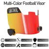 LeCool Multi-Color Football Visor,Enhance Your Game -Fits Adult & Youth Football Helmets (Red) view 2