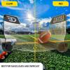LeCool Multi-Color Football Visor,Enhance Your Game -Fits Adult & Youth Football Helmets (Red) view 3