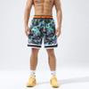 BOOMLEMON Mens Graphic Print Basketball Shorts Casual Fashion Cool Shorts Summer Gym Workout Running Short Pants(Grizzlies Green S) view 2